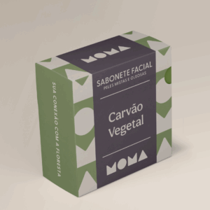 Sabonete Facial de Carvão e Manjericão – Peles Mistas a Oleosas