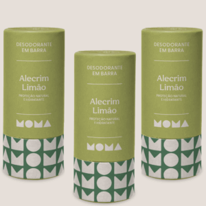 Trio Desodorante de Alecrim e Limão – Sem Alumínio